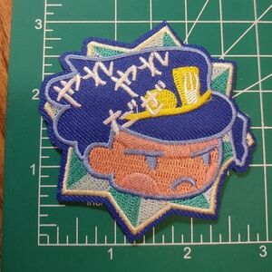 2/$10 Anime Blue and Yellow Embroidered Patch